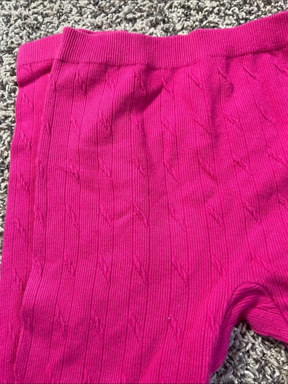 Girls Faded Glory pink super stretchy pants one size (7-16)
